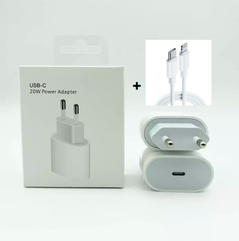 iPhone 11 Pro Ladegerät 20W Charger USB-C Netzteil + 1m USB‑C auf Lightning Ladekabel Ersatzteil